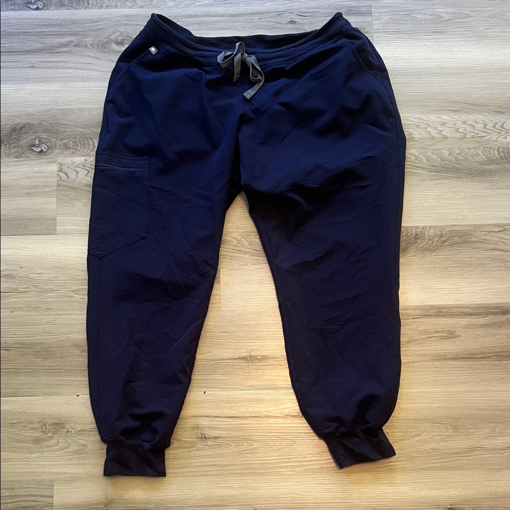 Figs Women’s Maternity Dark Navy Joggers with Drawstring
